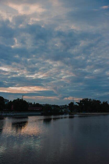 Premium Photo | Panorama of the river and embankment