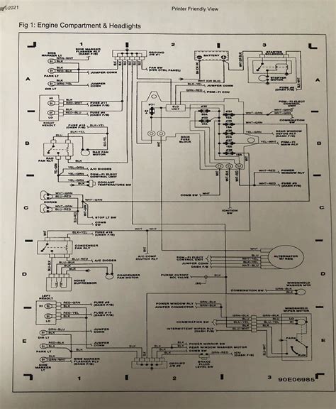 90 Honda Civic Wiring Diagram