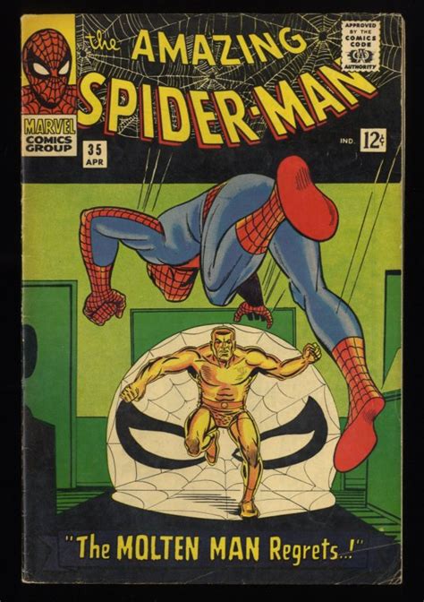 Amazing Spider Man Vg Fn Molten Man Appearance Comic