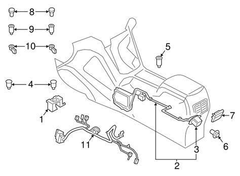 Cv Z A Pla Console Wiring Harness Ford C Max Lasco