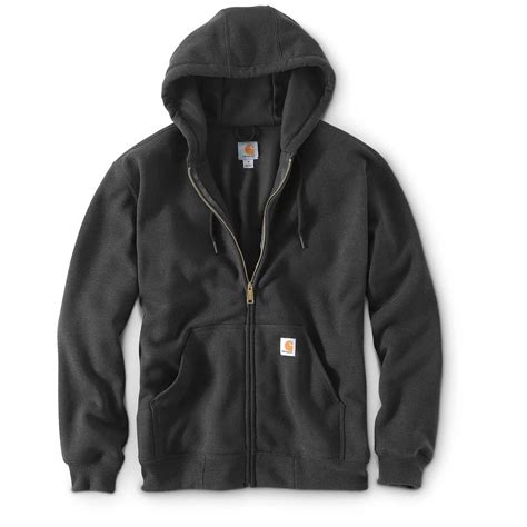 Carhartt Mens Rutland Thermal Lined Hooded Zip Front Sweatshirt 666572 Sweatshirts And Hoodies