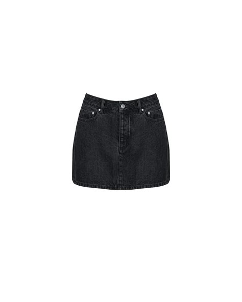 Sublime Denim Mini Skirt Black Ruby