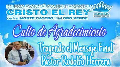 CULTO DE AGRADECIMIENTO VIERNES 9 De Febero YouTube