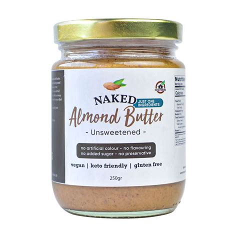 Promo Naked Almond Butter Unsweetened 250 Gr Diskon 27 Di Seller House Of Organix Sukapura
