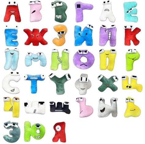 Русский алфавит мягкие игрушки, все русские буквы Alphabet Lore, 20 см ...