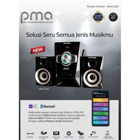 Jual Polytron Pma Active Speaker Aktif Bluetooth Usb Sd Mmc Card