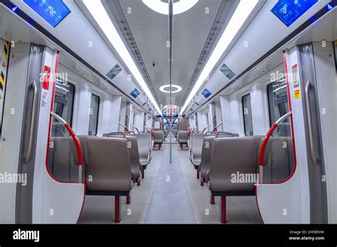 Guangzhouchina Oct 1st2021 Guangzhou Metro Line 18the Line Is An