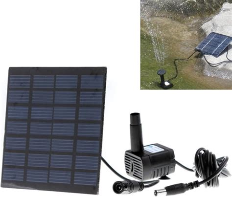 Uiyu W Solar Energie Springbrunnenpumpe Mini Wasserpumpe F R