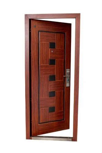 Wood Finish Duroguard Steel Doors Dg Window In Door Model For Home