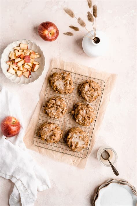 Baked Vegan Apple Fritters Vegan Paleo GF The Fit Peach