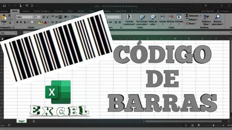 Código De Barras En Excel Code39 Excel Fuente Descargable Youtube