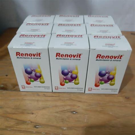 Jual Renovit Multivitamin Mineral Isi Pc Shopee Indonesia