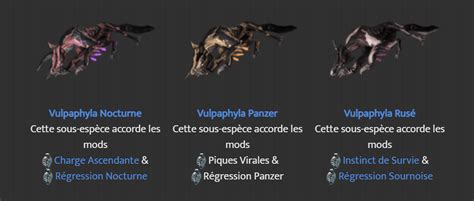 Warframe Les Vulpaphylas