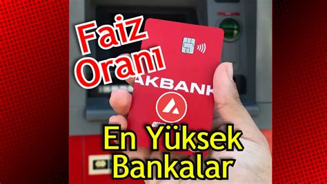 Akbank Vadeli Hesap Faiz Oranlar Faiz Hangi Bank Ekonomi