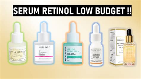 REKOMENDASI SERUM YANG MENGANDUNG RETINOL SERUM RETINOL MURAH DAN