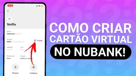 Como Criar CartÃo Virtual Nubank Youtube