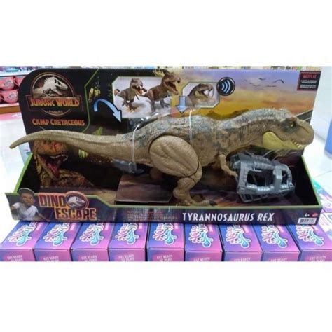 Jual Jurassic World Tyrannosaurus Rex Original Mattel Dino Escape T Rex