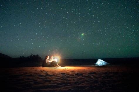 Starry Night In The Gobi Desert By Erwan