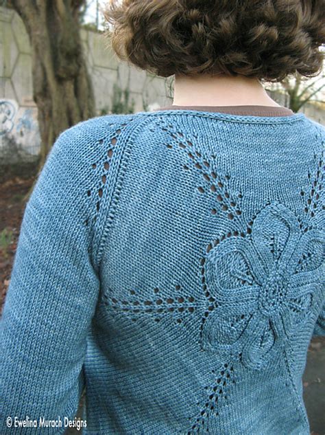 Ravelry Flower Cardigan Adult Version Pattern By Ewelina Murach