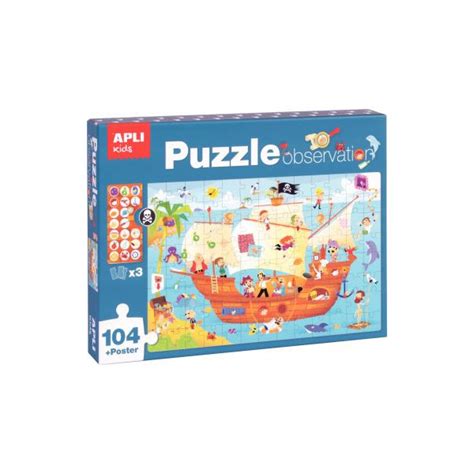 Puzzle D Observation Pi Ces Le Bateau Pirate