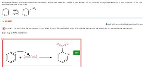 Solved For The Mechanism Draw The Curved Arrows As Needed Chegg