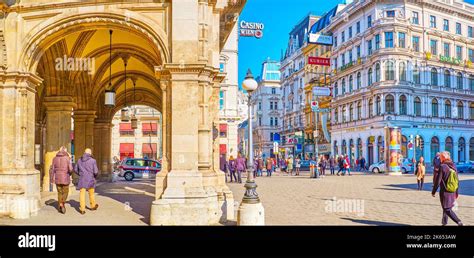 Vienna Austria February 17 2019 Vienesse Architecture Of Innere