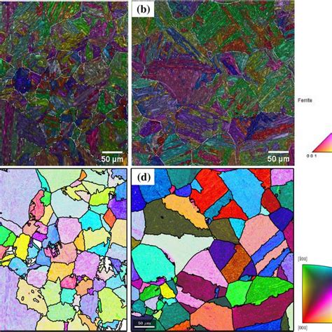 Ebsd Ipf Map Overlaid With Image Quality Iq Map And Misorientations