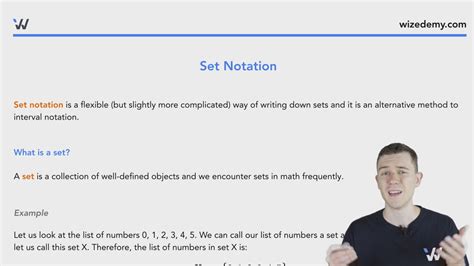 Interval Notation Vs Set Notation Wize University Calculus 1 Textbook Wizeprep