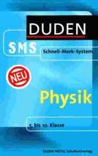 Duden Sms Schnell Merk System Physik Bis Klasse Duden Sms