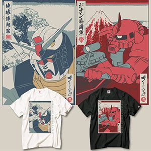 เสอยด STRICT G JAPAN Mobile Suit Gundam Ukiyo e รนใหม 2 แบบเปด