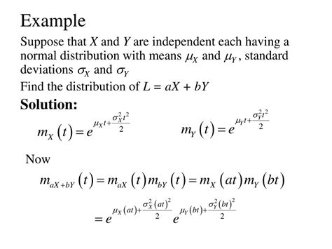 Ppt Use Of Moment Generating Functions Powerpoint Presentation Free Download Id3220862