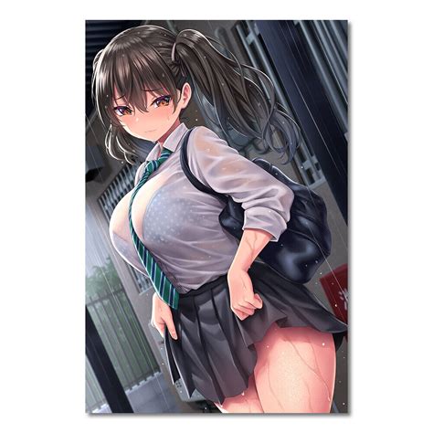 Big Boobs Kase Daiki Poster Hot Anime Girl Picture Print Wall Art Decor