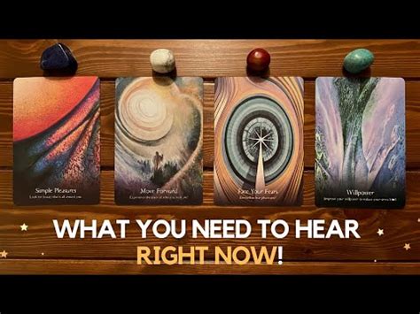 What You Need To Hear Right Now Pick A Card Youtube