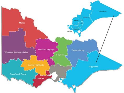 Gippsland Map Of Region