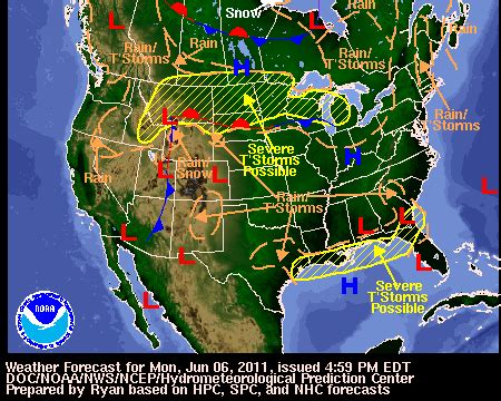 Today's National Forecast