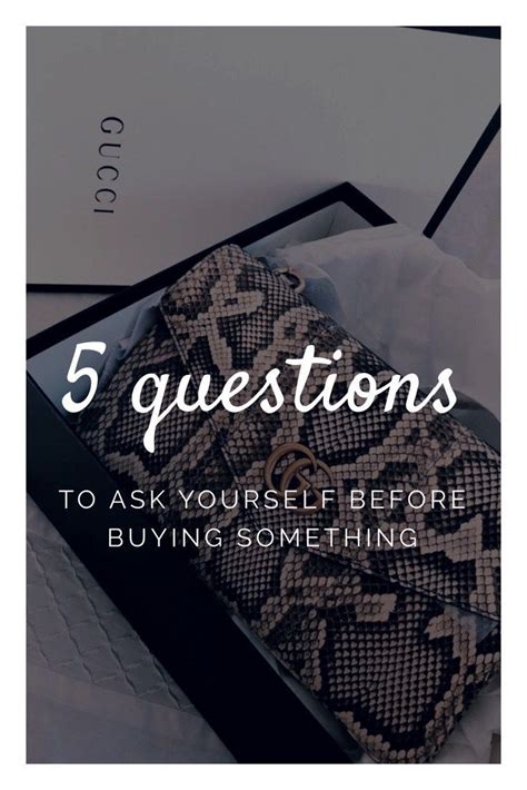 5 Questions To Ask Yourself Before Buying Something Musina