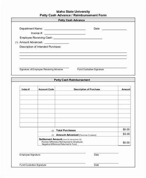 What Is A Petty Cash Request Form? - Free Sample, Example & Format ...