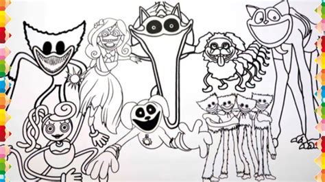 Poppy Playtime Chapter New Coloring Pages How To Color New Bosses