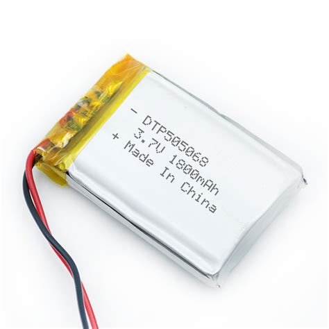 Lipo Batteries 505068 3 7V 1800mAh Li Polymer Battery 6 66wh 3 7V Li