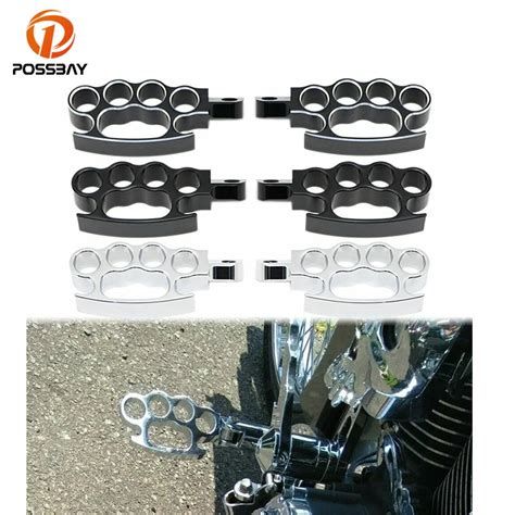 Repose pieds de moto en aluminium billette CNC pédales Catwalk à 45