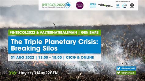 The Triple Planetary Crisis Breaking Silos Intecol Alternatiba