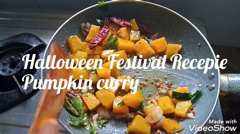 Halloween Festival Recepie Pumpkin Curry part 2 - YouTube