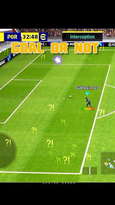 Goal Or Not ☑️ 🤔 Shorts Pes Pes2024 Efootball2023 Efootball2024 Efootball Viral Yt