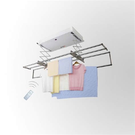 Ceiling Mounted Remote Operated Automated Clothes Drying Rack At