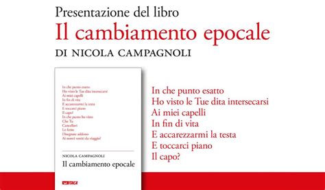 Presentazione Libro Il Cambiamento Epocale Di Nicola Campagnoli