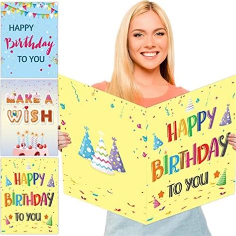 Amazon Jumbo Birthday Card Giant Happy Birthday Guest Book Large