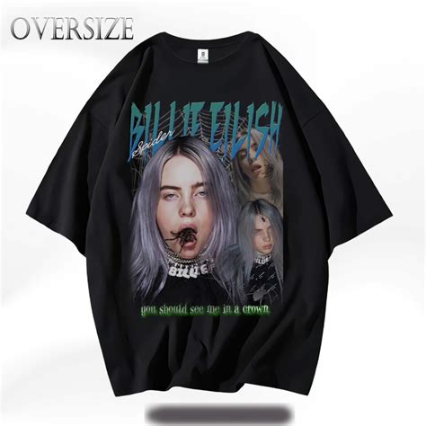 Jual BILLIE EILISH KAOS BAND OVERSIZE WASHING VINTAGE Shopee Indonesia