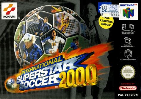 International Superstar Soccer Nintendo Box Cover Art