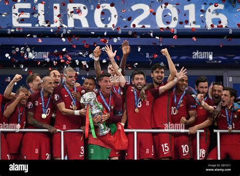 uefa euro  ronaldo trophy  res stock photography  images alamy