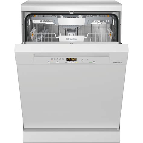 G Sc Active Plus Miele Free Standing Dishwasher In Brilliant White